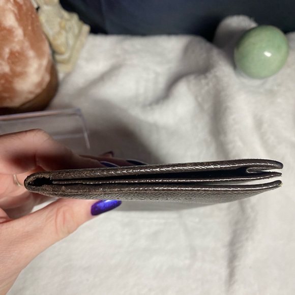 Bulgari Leather Long Wallet-Brown W/COA - Picture 7 of 12